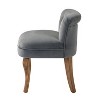 Serena Vanity Stool With Tufted Backrest | HULALA¬†HOME - 3 of 4