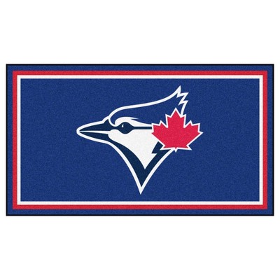 MLB Toronto Blue Jays 3'x5' Plush Area Rug - Blue