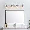 Elegant Lighting Avani 4 light Chrome and Clear Bath Sconce - 3 of 4