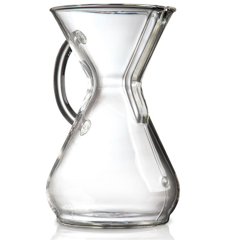 Chemex Pour-Over Glass Coffeemaker - Glass Handle Series - 8-Cup - Exclusive Packaging, 1 of 6