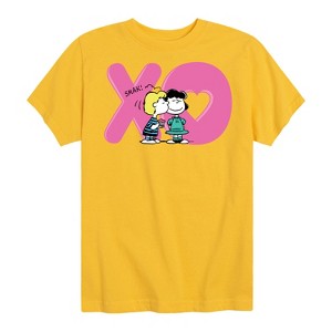 Boys' - Peanuts - Xo Schroeder Lucy Short Sleeve Graphic T-Shirt - 1 of 4