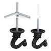 Unique Bargains Zinc Alloy Ceiling Hook with Hardware for Hanging Plant 4 Set - 4 of 4