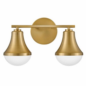 Lark Haddie 2 - Light Vanity in  Lacquered Brass - 1 of 4