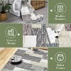 Acekool 4x6 Machine Washable Area Rug, Modern Geometric, Non-Slip, Low Pile, Stain-Resistant Accent Carpet for Living Room, Bedroom, Grey Green - 3 of 4