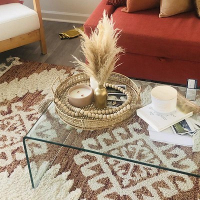 Target acrylic best sale coffee table