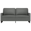 vidaXL 2-Seater Sofa Dark Gray 55.1 in. Fabric - 3 of 4