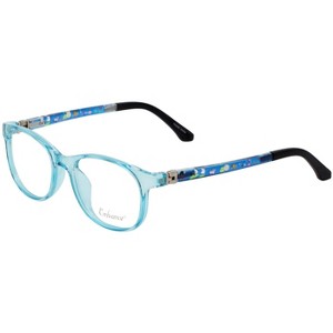 NY Eye Enhance Kids Designer Reading Glasses Crystal Blue/Matte Black 4132 46 mm - 1 of 4