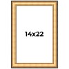 PosterPalooza | Traditional Gold Picture Frame - UV Acrylic, Foam Board Backing, Hanging Hardware - 2 of 4
