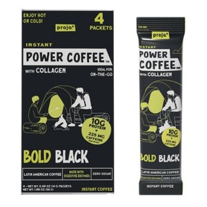 Projo Power Coffee with Collagen Bold Black Medium Roast Medium