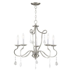 Livex Lighting Callisto 5 - Light Chandelier in  Brushed Nickel - 1 of 4