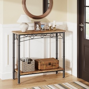 Console Table, 11.80" Narrow Sofa Tables - 1 of 4