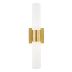 Livex Lighting Aero 2 - Light Vanity in  Satin Brass - 1 of 2