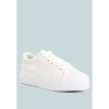 Hyra Solid Flatform Canvas Sneakers - 2 of 4