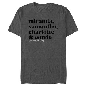 Men's Sex and the City The Gals Text T-Shirt - 1 of 4