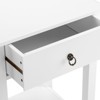 Karl Home 1-Drawer White MDF 18.11in. W Nightstands - Set of 2 - 4 of 4