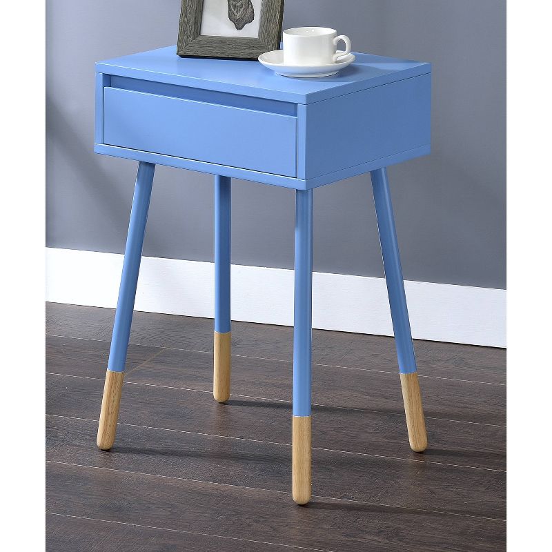 Vallejo Modern Style Side Table Blue - HOMES: Inside + Out, 3 of 6