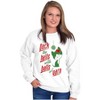 Deck The Halls with Balls of Yarn Women Crewneck Sweatshirt Brisco Brands - 3 of 4
