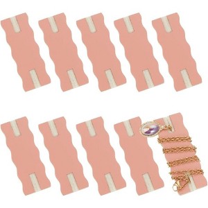 10-Pack Tangle-Free Necklace Cards, 1x2.6 Inch Portable Organizer Holders for Chain Necklaces and Jewelry - 1 of 4