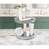 Tovolo HEXA 2-Tier Lazy Susan: Clear Plastic Table Organizer, Hand Wash, 2 Layer Kitchen Storage, 11.75" Width - 3 of 3