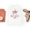 The Juniper Shop Birthday Girl Unicorn Youth Long Sleeve Tee - 3 of 4