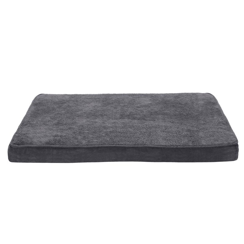 FurHaven Snuggle Terry & Suede Deluxe Orthopedic Mattress Dog Bed, 2 of 5