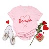 Simply Sage Market Women's Be Mine Heart Colorful Short Sleeve Graphic Tee - 3 of 4