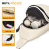 Unique Bargains PU Leather Adjustable Strap Lightweight Sling Bag 7.3" x 13.7" - 4 of 4