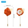 Unique Bargains Groom Wedding Handmade Pocket Flower Lapel Pin Boutonnieres 10 Pcs - 2 of 4
