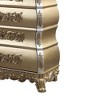 46" Seville Chest Gold Finish - Acme Furniture: Bedroom Vertical Dresser with 5 Drawers & Carved Details - image 3 of 4