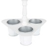 Melrose Pot Holder with Tin Planters 11"H - 2 of 2