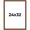 PosterPalooza | Flat Gold Picture Frame - UV Acrylic, Backing Board, Hanging Hardware Included - 2 of 4