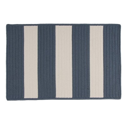Colonial Mills Pershing Doormats - Lake Blue 22" x 34"