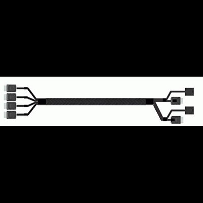 SAS Internal Cable - 4i MiniLink SAS (SFF-8611) (M) Straight to 4i MiniLink SAS (SFF-8611) (M) - 2 ft