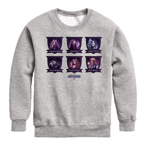 Boys' - Mattel - Yearbook Photos Upcoming Class Graphic Long Sleeve Fleece Sweatshirt - 1 of 4