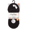 Memoi Girls' 3 Pair Pack No Show Sneaker Liner Socks - 2 of 3