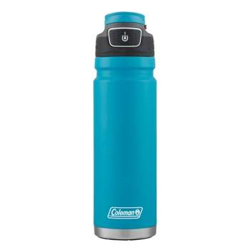 Coleman 24oz Stainless Steel Free Flow Vacuum Insulated Water Bottle with Leakproof Lid - Caribbean Sea