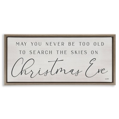 Stupell Industries Inspiring Christmas Eve Sentiment, 25" x 11"