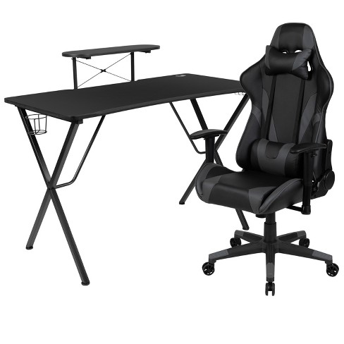 Gaming desk discount and chair combo