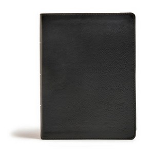 CSB Tony Evans Study Bible, Black Genuine Leather, Indexed - (Leather Bound) - 1 of 1