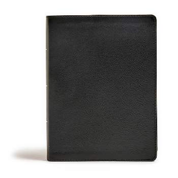 CSB Tony Evans Study Bible, Black Genuine Leather - (Leather Bound)