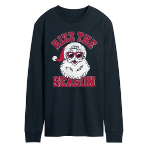 Men's - Instant Message - Santa Rizz The Season Long Sleeve Graphic T-Shirt - 1 of 4
