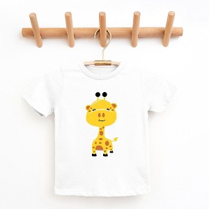 The Juniper Shop Giraffe Colorful Toddler Short Sleeve Tee - 1 of 2