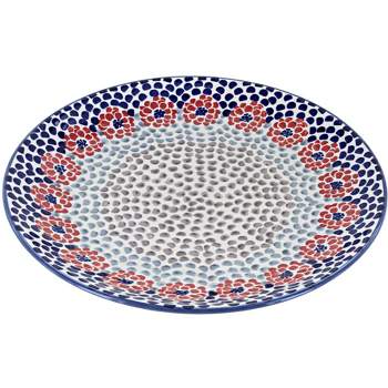 Blue Rose Polish Pottery Manufaktura Dinner Plate