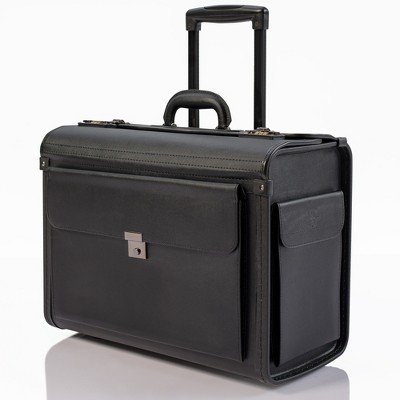 Hammer Anvil 19 Wheeled Briefcase Rolling Case Sales Sample Pilot Lawyer Attache