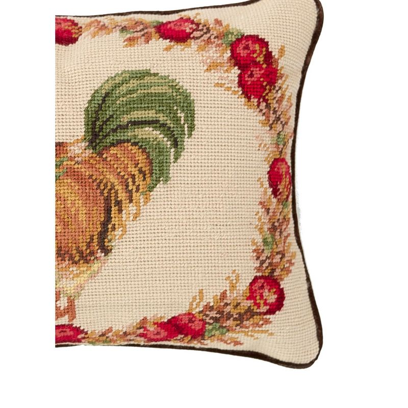 C&F Home 12" x 16" Harvest Rooster Needlepoint Pillow, 3 of 5