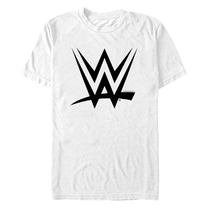 Men's WWE Black Logo T-Shirt - 1 of 4