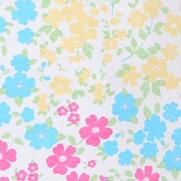 white multi floral