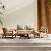 WestinTrends Avalon Outdoor 5-Piece Modular Sectional Patio Furniture Sofa Set - 2 of 4