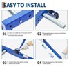 Heavy Duty Tire Wheel Dolly, 485 LBS Capacity Vehicle Tire Dolly Tire Lifting Tool with Adjustable Roller, Tire Moving Cart Tool for Workshop, Garage - 4 of 4