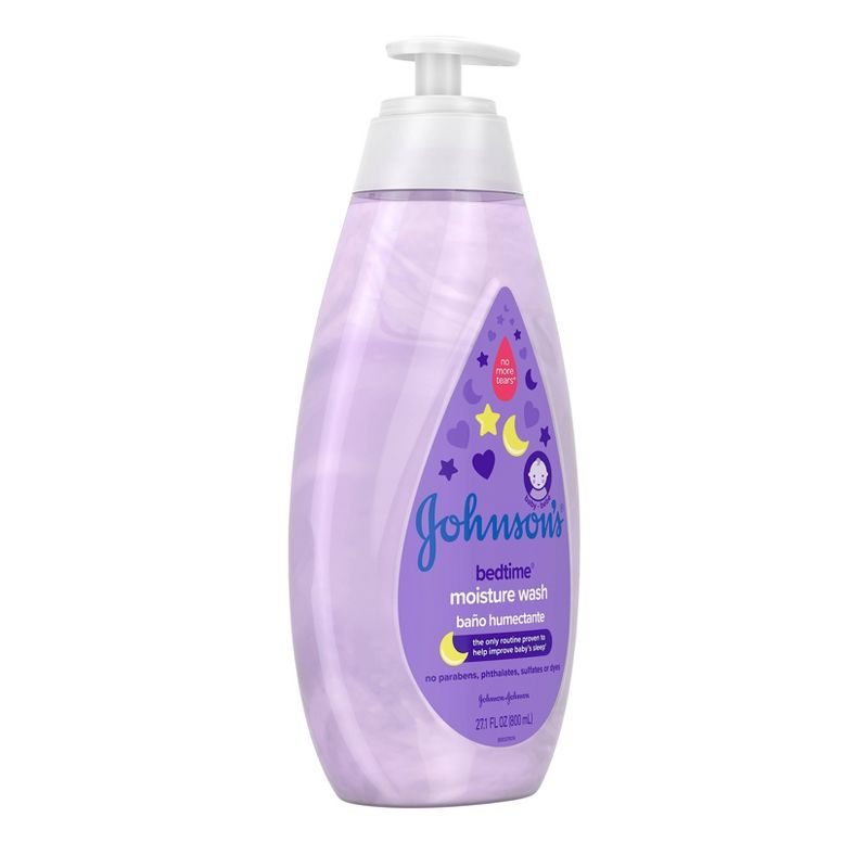 Johnson's Bedtime Moisture Wash - 27.1oz, 4 of 8